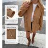imageBTFBM Faux Suede Jacket Women Fall Fashion 2025 Leather Jackets Long Sleeve Button Down Winter Coats Shackets OuterwearKhaki