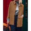 imageBTFBM Faux Suede Jacket Women Fall Fashion 2025 Leather Jackets Long Sleeve Button Down Winter Coats Shackets OuterwearKhaki