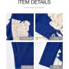 imageBTFBM Womens Floral Maxi Dress Fall Summer Casual Crewneck Long Sleeve Ruffle Flowy Cocktail Wedding Guest DressesWhite Floral Bright Blue