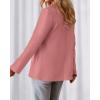 imageBTFBM Blazers for Women Business Casual 2025 Fall Clothes Lapel Open Front Long Sleeve Work Office Suit Jackets BlazerDusty Pink