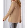 imageBTFBM Blazers for Women Business Casual 2025 Fall Clothes Lapel Open Front Long Sleeve Work Office Suit Jackets BlazerKhaki