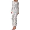 imageBTFBM Fall Dresses for Women 2025 2 Piece Set Long Sleeve Polka Dot Sexy Bodycon Mesh Dress and Slip Dress Party WeddingBig Dot White Black