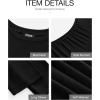 imageBTFBM Fall Dresses for Women 2025 Fashion Long Sleeve Boat Neck Slim Fit Party Club Short Tight Basic Bodycon Mini DressBlack