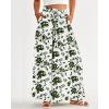 imageBTFBM Women Casual High Waist Wide Leg Pants 2025 Summer Fall Long Palazzo Pants Pocket Lounge Vacation Beach TrousersPrint Army Green