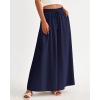 imageBTFBM Women Casual High Waist Wide Leg Pants 2025 Summer Fall Long Palazzo Pants Pocket Lounge Vacation Beach TrousersSolid Navy