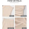 imageBTFBM Women Two Piece Skirt Set Summer 2025 Casual Vacation Crew Neck Short Sleeve Cropped Top Elastic Waist Midi SkirtsBeige