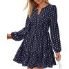 Dot Navy White