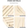 imageBTFBM High Waisted Skirts for Women Fall Clothes 2025 Elegant Satin Flowy ALine Cocktail Formal Night Out Maxi SkirtBeige