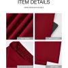 imageBTFBM Women High Waisted Wide Leg Pants Fall 2025 Business Casual Work Dress Pants Loose Office Palazzo Trousers PocketsBurgundy