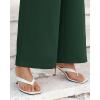 imageBTFBM Women High Waisted Wide Leg Pants Fall 2025 Business Casual Work Dress Pants Loose Office Palazzo Trousers PocketsDark Green