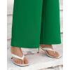 imageBTFBM Women High Waisted Wide Leg Pants Fall 2025 Business Casual Work Dress Pants Loose Office Palazzo Trousers PocketsGreen
