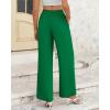 imageBTFBM Women High Waisted Wide Leg Pants Fall 2025 Business Casual Work Dress Pants Loose Office Palazzo Trousers PocketsGreen