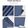imageBTFBM Women High Waisted Wide Leg Pants Fall 2025 Business Casual Work Dress Pants Loose Office Palazzo Trousers PocketsGrey Blue
