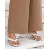 imageBTFBM Women High Waisted Wide Leg Pants Fall 2025 Business Casual Work Dress Pants Loose Office Palazzo Trousers PocketsKhaki