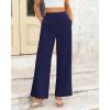 imageBTFBM Women High Waisted Wide Leg Pants Fall 2025 Business Casual Work Dress Pants Loose Office Palazzo Trousers PocketsNavy
