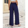 imageBTFBM Women High Waisted Wide Leg Pants Fall 2025 Business Casual Work Dress Pants Loose Office Palazzo Trousers PocketsNavy