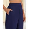 imageBTFBM Women High Waisted Wide Leg Pants Fall 2025 Business Casual Work Dress Pants Loose Office Palazzo Trousers PocketsNavy