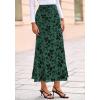 imageBTFBM Womens Floral Mesh Maxi Skirt Elastic High Waisted Boho Elegant Mermaid 2025 Summer Fall Long Skirts for WomenDark Green