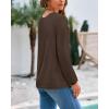 imageBTFBM Sweaters for Women 2025 Early Fall Fashion Crewneck Long Sleeve Ribbed Knit Oversized Pullover Casual Loose TopsBrown