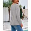 imageBTFBM Sweaters for Women 2025 Early Fall Fashion Crewneck Long Sleeve Ribbed Knit Oversized Pullover Casual Loose TopsGrey