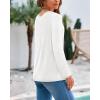 imageBTFBM Sweaters for Women 2025 Early Fall Fashion Crewneck Long Sleeve Ribbed Knit Oversized Pullover Casual Loose TopsWhite