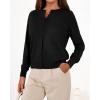 imageBTFBM Cardigan Sweaters for Women Cashmere Sweater Lightweight Button Down Casual Knit Shrugs Tops Early Fall FashionBlack