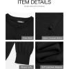imageBTFBM Cardigan Sweaters for Women Cashmere Sweater Lightweight Button Down Casual Knit Shrugs Tops Early Fall FashionBlack