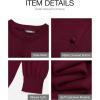 imageBTFBM Cardigan Sweaters for Women Cashmere Sweater Lightweight Button Down Casual Knit Shrugs Tops Early Fall FashionBurgundy