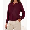 imageBTFBM Cardigan Sweaters for Women Cashmere Sweater Lightweight Button Down Casual Knit Shrugs Tops Early Fall FashionBurgundy