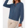 imageBTFBM Cardigan Sweaters for Women Cashmere Sweater Lightweight Button Down Casual Knit Shrugs Tops Early Fall FashionDark Blue
