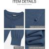 imageBTFBM Cardigan Sweaters for Women Cashmere Sweater Lightweight Button Down Casual Knit Shrugs Tops Early Fall FashionDark Blue