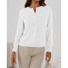 imageBTFBM Cardigan Sweaters for Women Cashmere Sweater Lightweight Button Down Casual Knit Shrugs Tops Early Fall FashionWhite