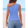 imageBTFBM Off The Shoulder Tops for Women 2026 Cute Summer Casual Sleeveless Slim Fit y2k Spring Outfits Going Out Tank TopLight Blue