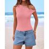 imageBTFBM Off The Shoulder Tops for Women 2026 Cute Summer Casual Sleeveless Slim Fit y2k Spring Outfits Going Out Tank TopPink