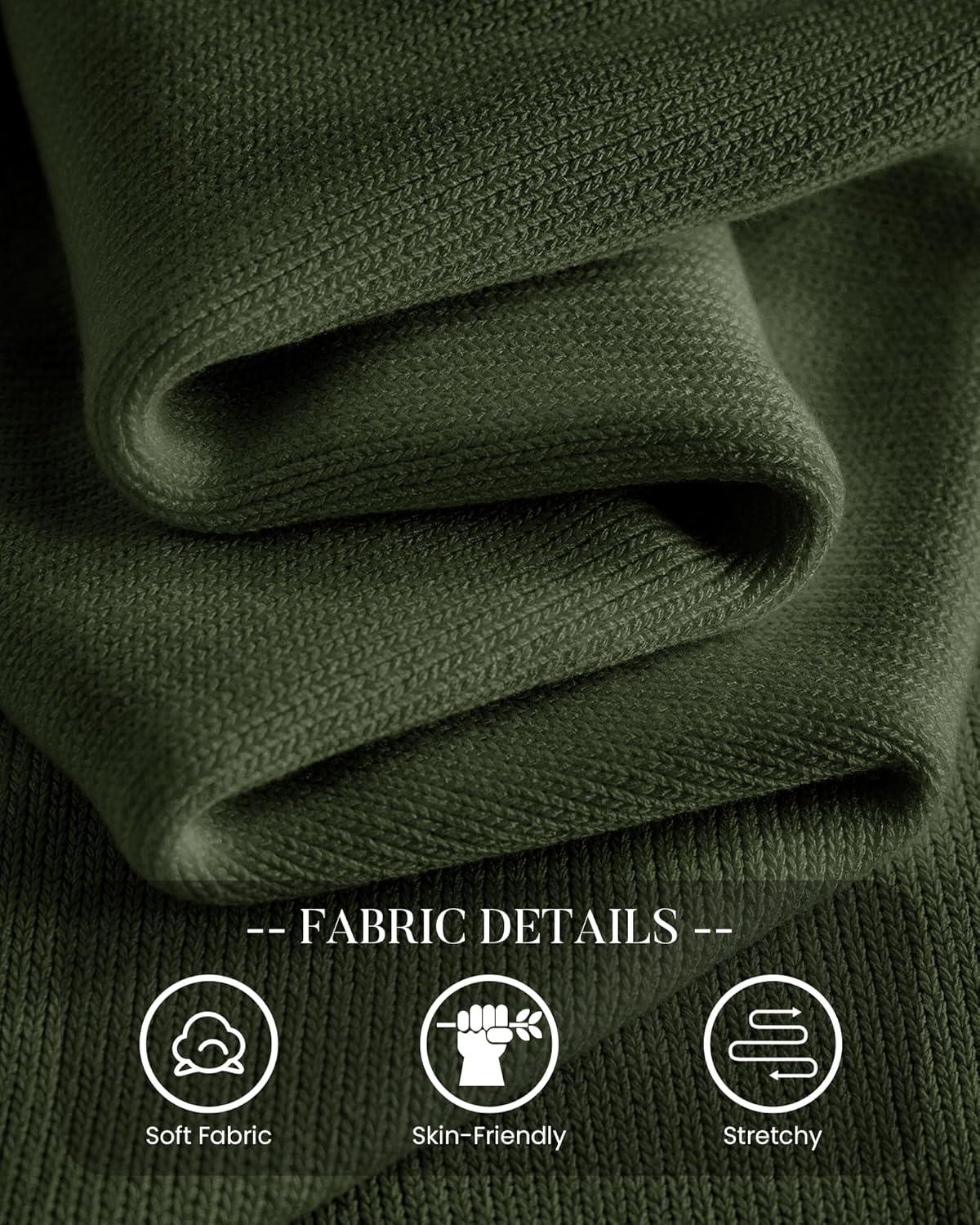 imageBTFBM Oversized Sweaters for Women 2025 Fall Casual Fashion Long Sleeve Tops Ribbed Knit Basic Pullover Winter ClothingArmy Green