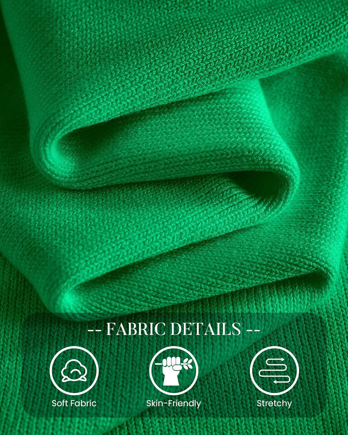 imageBTFBM Oversized Sweaters for Women 2025 Fall Casual Fashion Long Sleeve Tops Ribbed Knit Basic Pullover Winter ClothingGreen