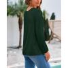 imageBTFBM Oversized Sweaters for Women 2025 Fall Casual Fashion Long Sleeve Tops Ribbed Knit Basic Pullover Winter ClothingDark Green