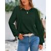 imageBTFBM Oversized Sweaters for Women 2025 Fall Casual Fashion Long Sleeve Tops Ribbed Knit Basic Pullover Winter ClothingDark Green