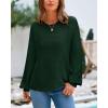 imageBTFBM Oversized Sweaters for Women 2025 Fall Casual Fashion Long Sleeve Tops Ribbed Knit Basic Pullover Winter ClothingDark Green