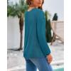 imageBTFBM Oversized Sweaters for Women 2025 Fall Casual Fashion Long Sleeve Tops Ribbed Knit Basic Pullover Winter ClothingLake Blue
