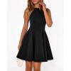 imageBTFBM Spring Dresses for Women 2026 Elegant Classy A Line Casual Graduation Business Work Party Cocktail Short DressBlack