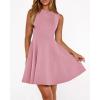 imageBTFBM Spring Dresses for Women 2026 Elegant Classy A Line Casual Graduation Business Work Party Cocktail Short DressPink