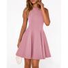 imageBTFBM Spring Dresses for Women 2026 Elegant Classy A Line Casual Graduation Business Work Party Cocktail Short DressPink