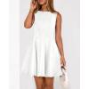 imageBTFBM Spring Dresses for Women 2026 Elegant Classy A Line Casual Graduation Business Work Party Cocktail Short DressWhite