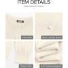 imageBTFBM Cardigan Sweaters for Women Cashmere Sweater Lightweight Button Down Casual Knit Shrugs Tops Early Fall FashionBeige White