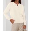 imageBTFBM Cardigan Sweaters for Women Cashmere Sweater Lightweight Button Down Casual Knit Shrugs Tops Early Fall FashionBeige White