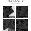 imageBTFBM Leopard Cardigan for Women Long Sleeve Open Front Cardigans Sweaters Pockets Loose Knit 2025 Fall Winter OutwearDark Grey