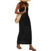 imageBTFBM Crochet Swimsuit Coverup for Women Summer Outfits Spring 2026 Swimwear Bathing Suit Cover Up Beach Vacation ClothesBlack