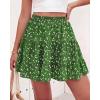 image:imageBTFBM Summer Skirts for Women 2026 High Waist Flowy Shorts Underneath Boho Tiered Floral Tennis Skorts Casual Mini SkirtFloral Green