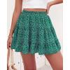 image:imageBTFBM Summer Skirts for Women 2026 High Waist Flowy Shorts Underneath Boho Tiered Floral Tennis Skorts Casual Mini SkirtFloral Green Blue